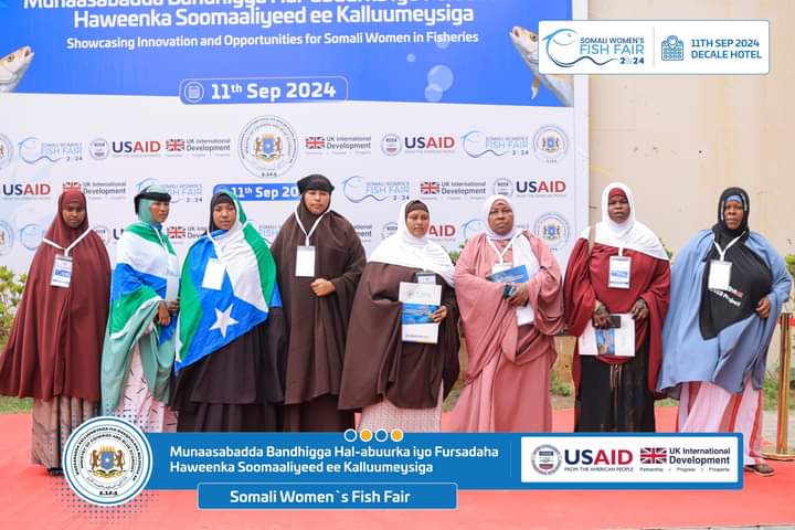 Jubaland Fisheries Cooperative Shine at Somali Women’s Fish Fair in Mogadishu
